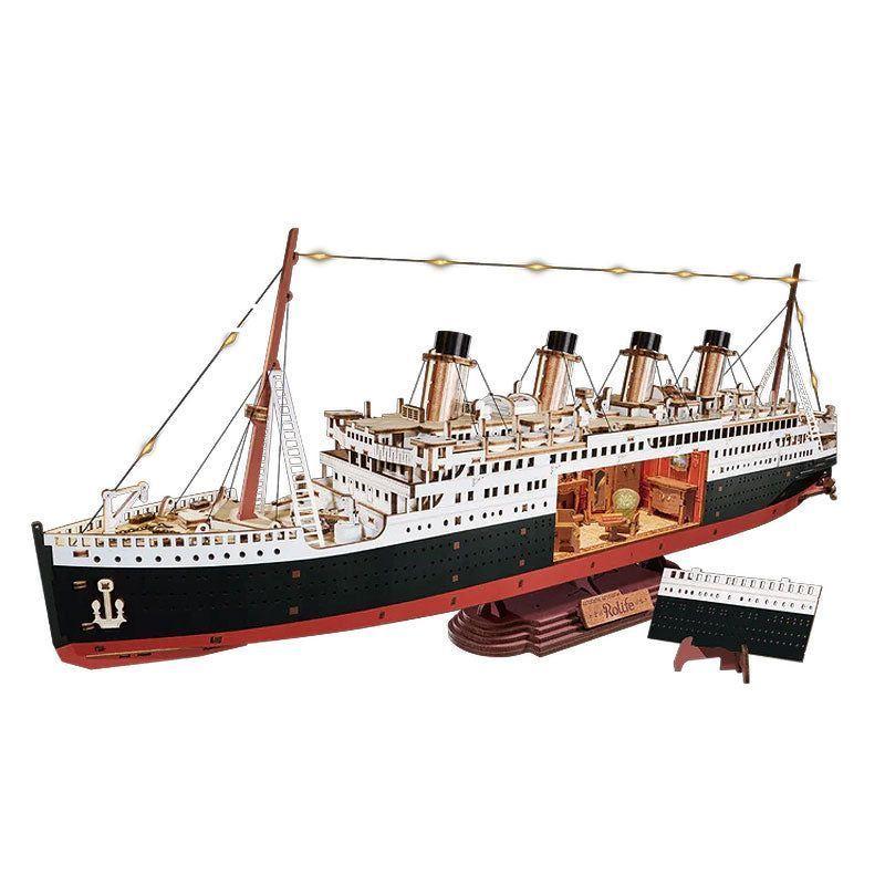 Titanic 1912 TGL02 Puzzle 3D de Madera Eternal Atlantic Voyager-1