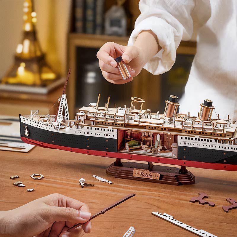 Titanic 1912 TGL02 Puzzle 3D de Madera Eternal Atlantic Voyager-2