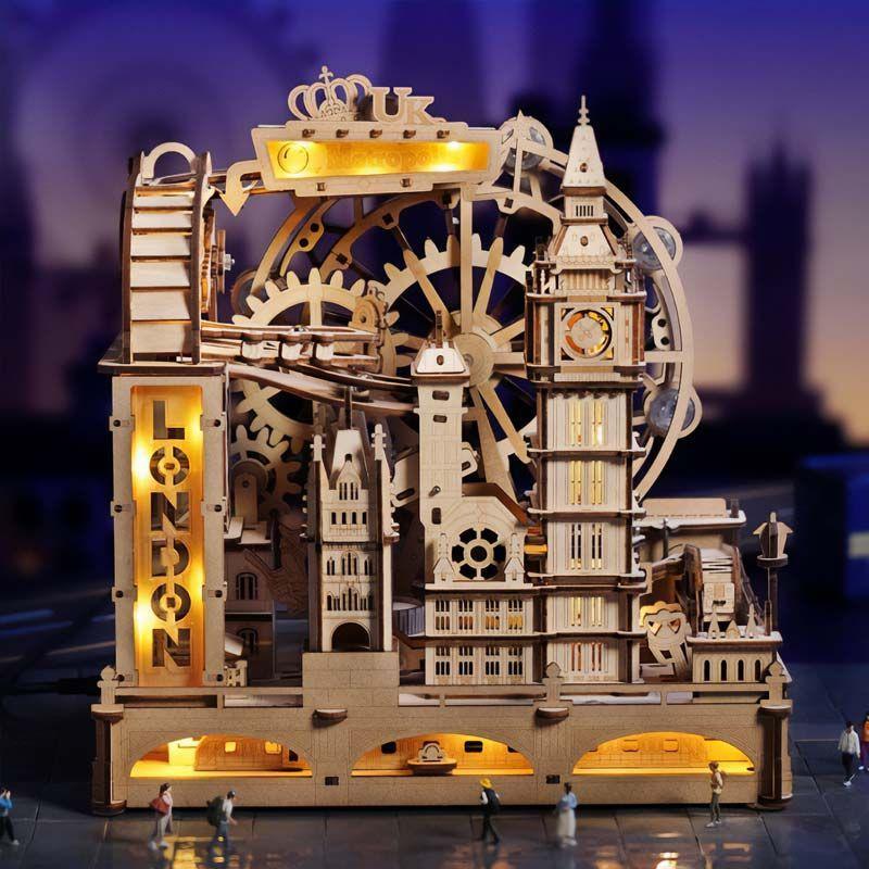 Marble Travel London – Puzzle 3D Carrera de Bolitas ROKR EGB01 -2