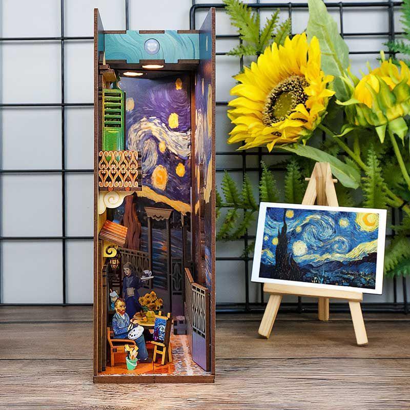 Puzzle 3D El Taller de Van Gogh – Book Nook Tonecheer TQ113-4