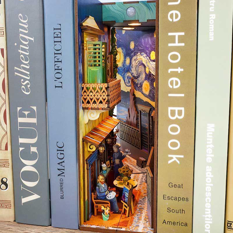 Puzzle 3D El Taller de Van Gogh – Book Nook Tonecheer TQ113-5