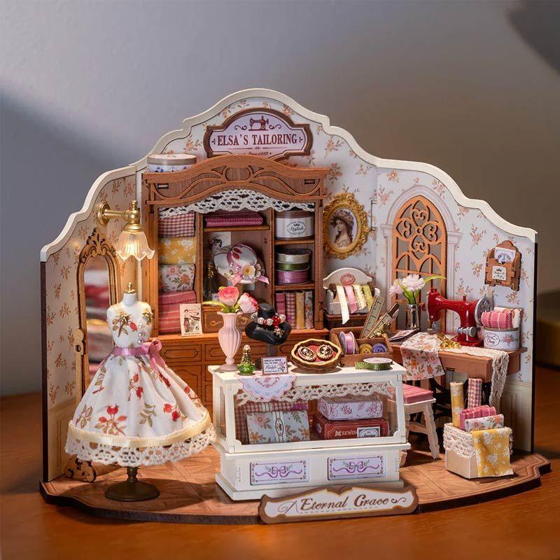 🧵 Taller de Costura en Miniatura Rolife DG178 – Elsa’s Tailoring-5