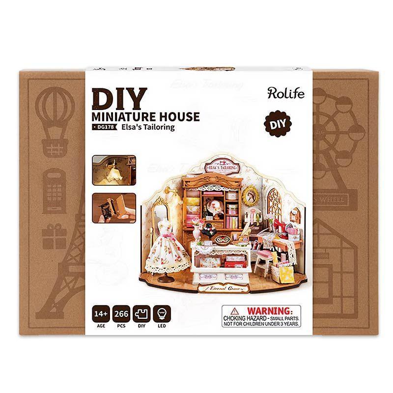 🧵 Taller de Costura en Miniatura Rolife DG178 – Elsa’s Tailoring-6