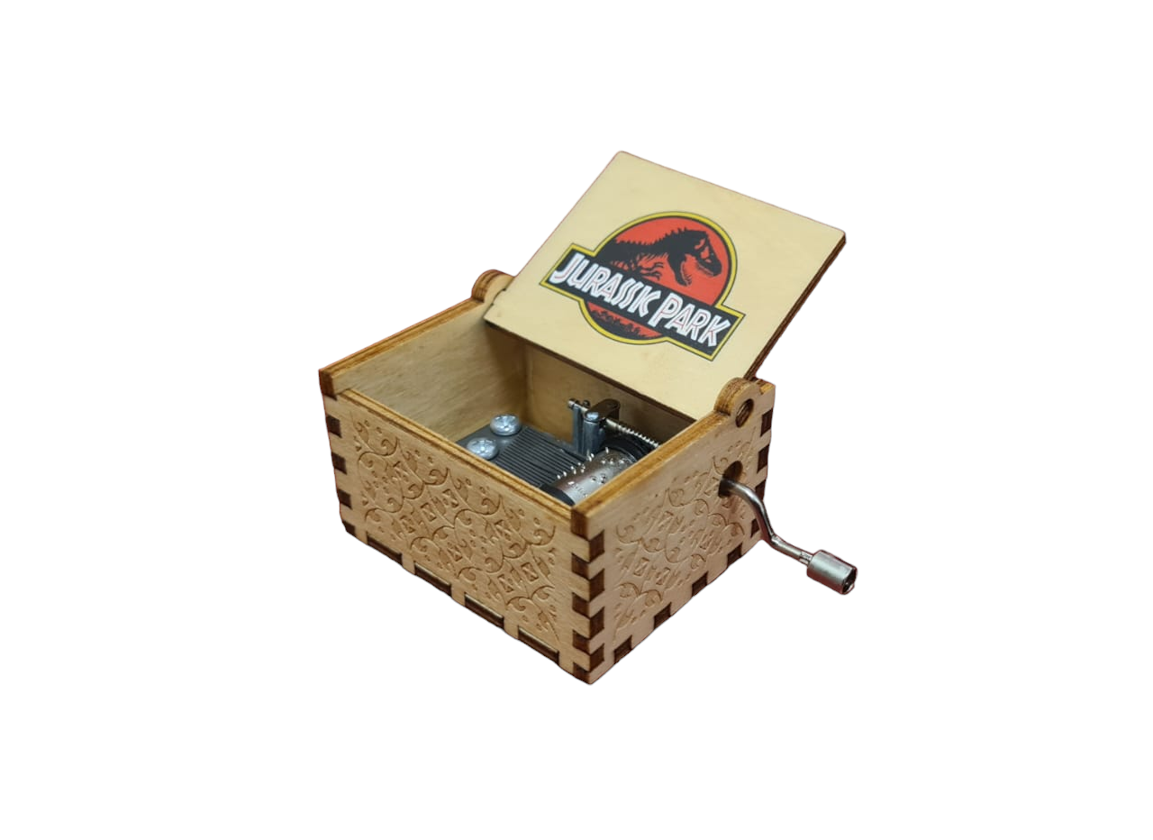 Caja Musical a Manivela Jurassic Park-2