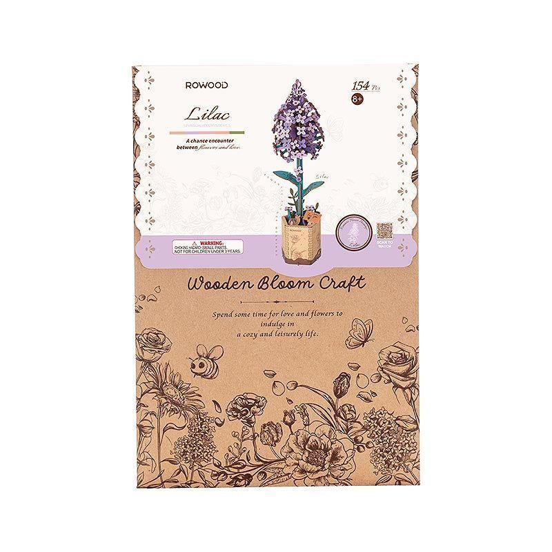 ROKR Lilac TW021 – Puzzle 3D de Madera Flor Lila | Rowood-3