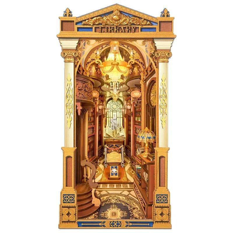 Puzzle Library of Wonders TGB16 – Book Nook Rolife Robotime-0