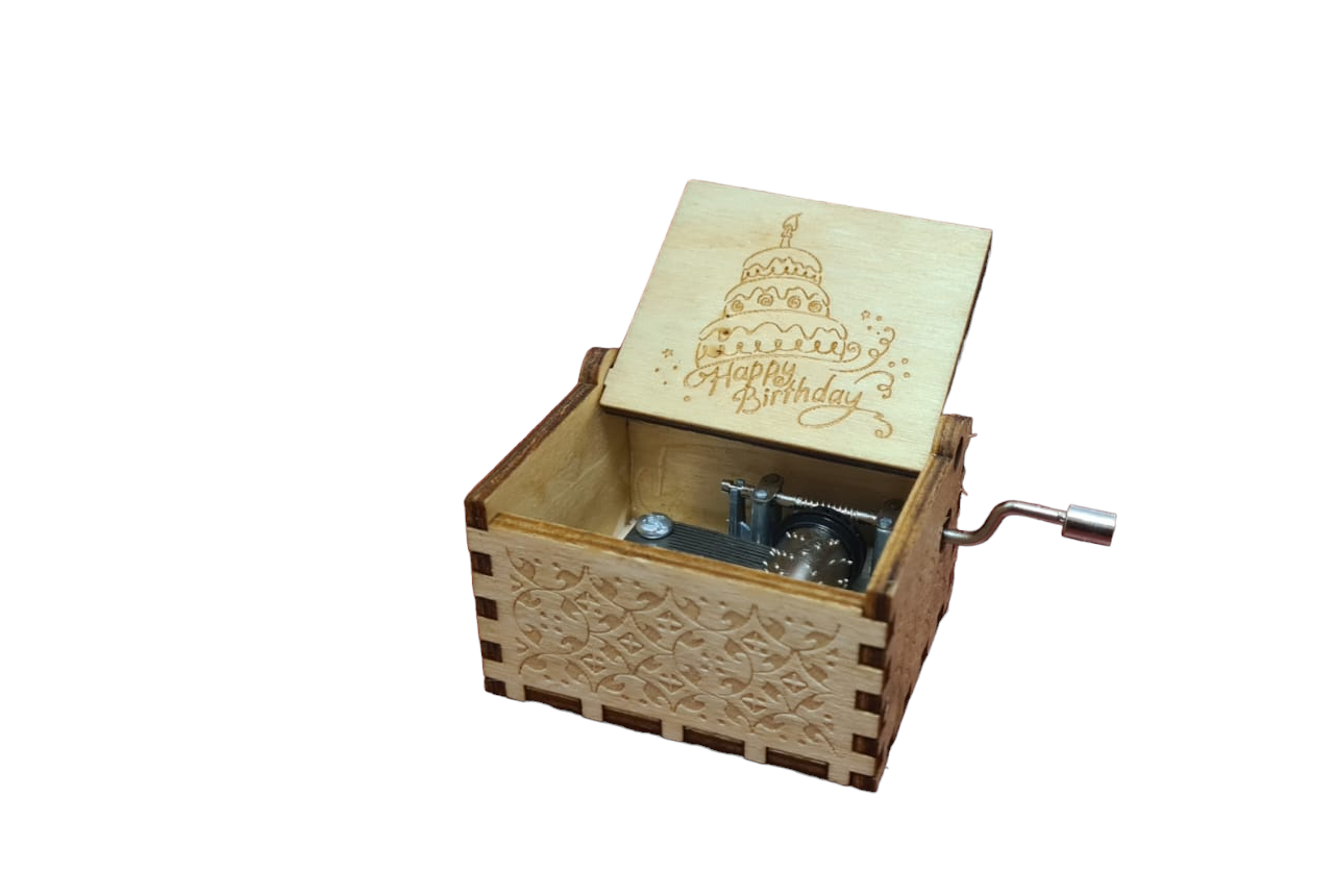 Caja Musical a Manivela Feliz Cumpleaños-2
