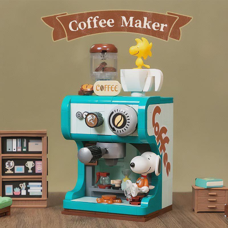 Snoopy Cafetera Retro – Set de Construcción Pantasy (Coffee Maker)-2