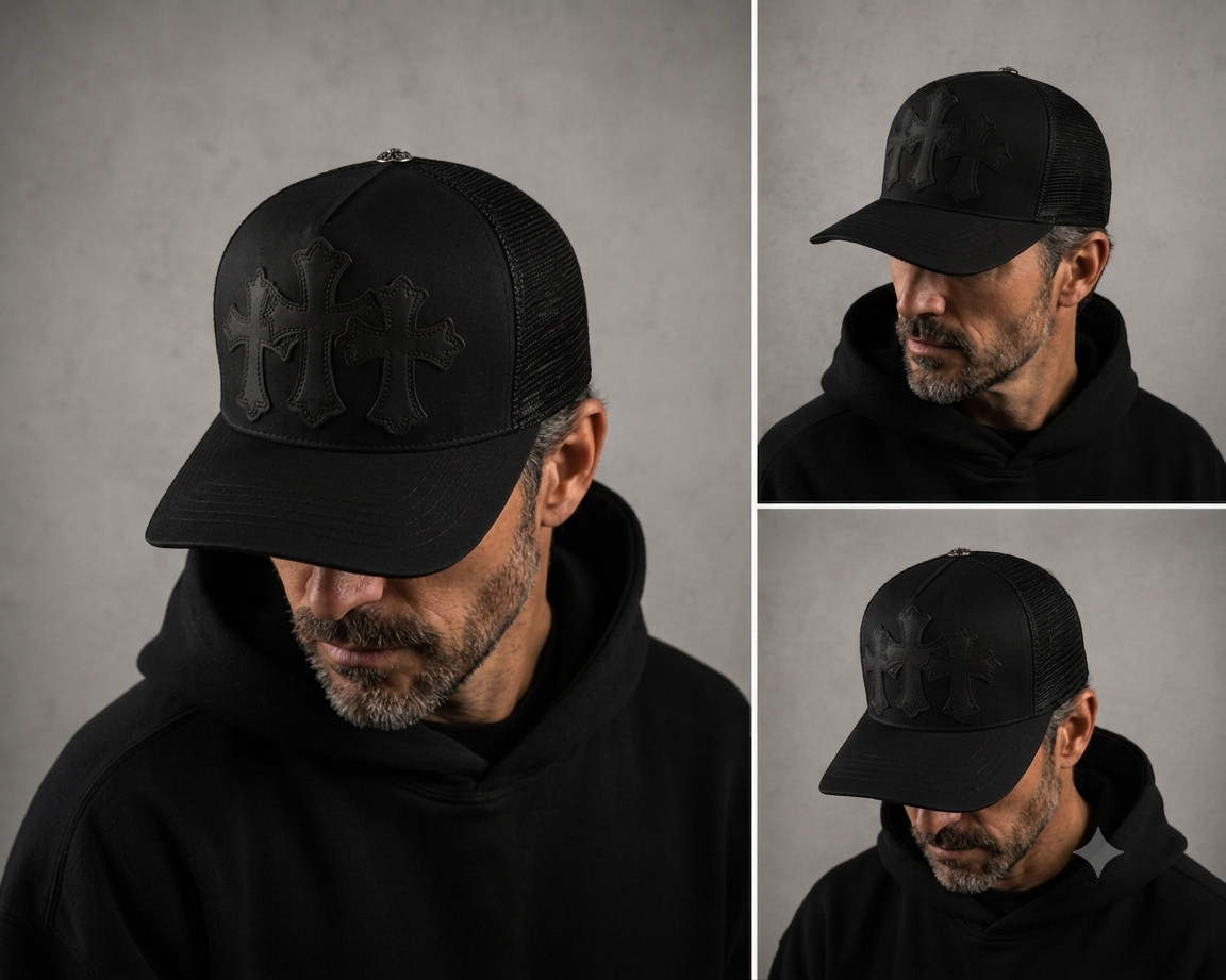 Jockey trucker Triple Cross Chrome Hearts-2