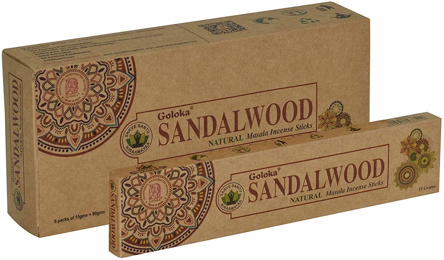 Incienso Orgánico Sandalwood - Goloka-0