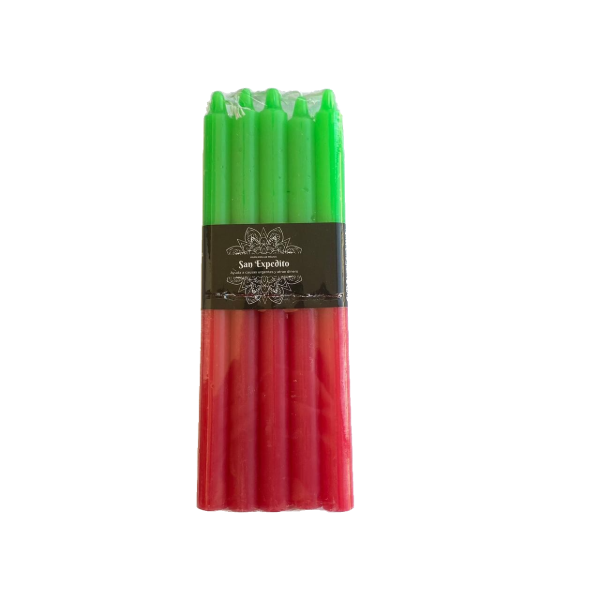 Vela Larga San Expedito 20 cms - Pack 10 U  5 Horas-0