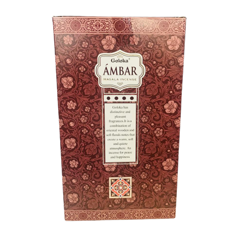 Incienso Natural Ambar Fit - Goloka-0
