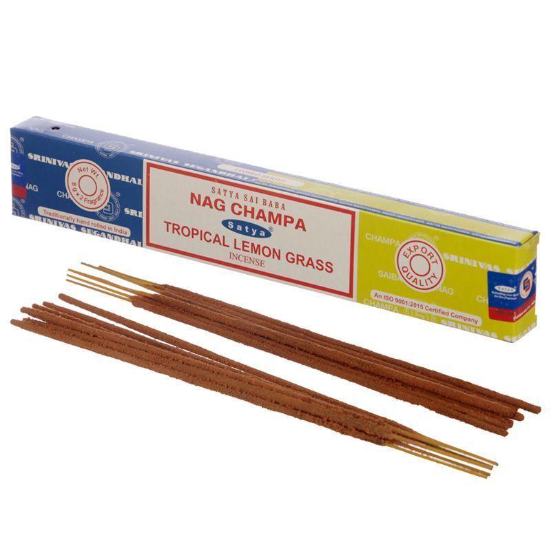 Incienso dúo Nag Champa Clásico y Tropical Lemongrass-1