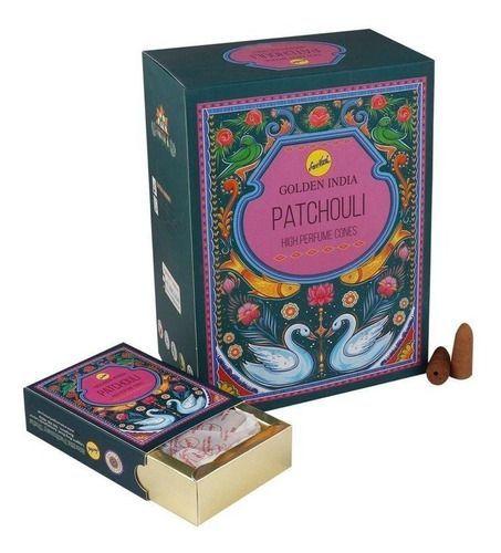 Incienso Cascada Patchouli 120 Conos  Reflujo Backflow-0