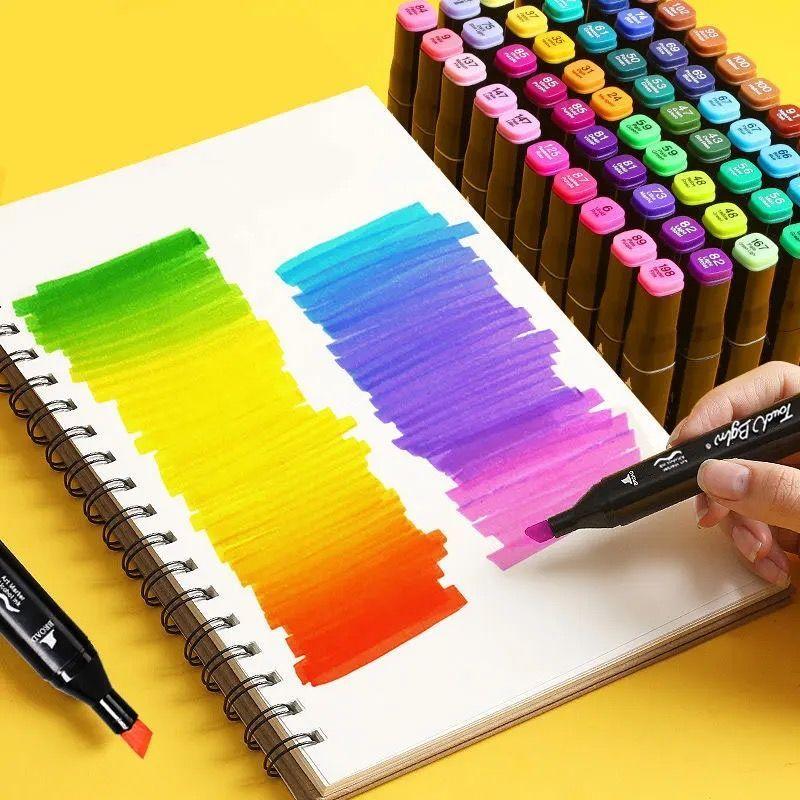 Set de Arte 262 Plumones Rotuladores Doble Punta Con Bolso-4