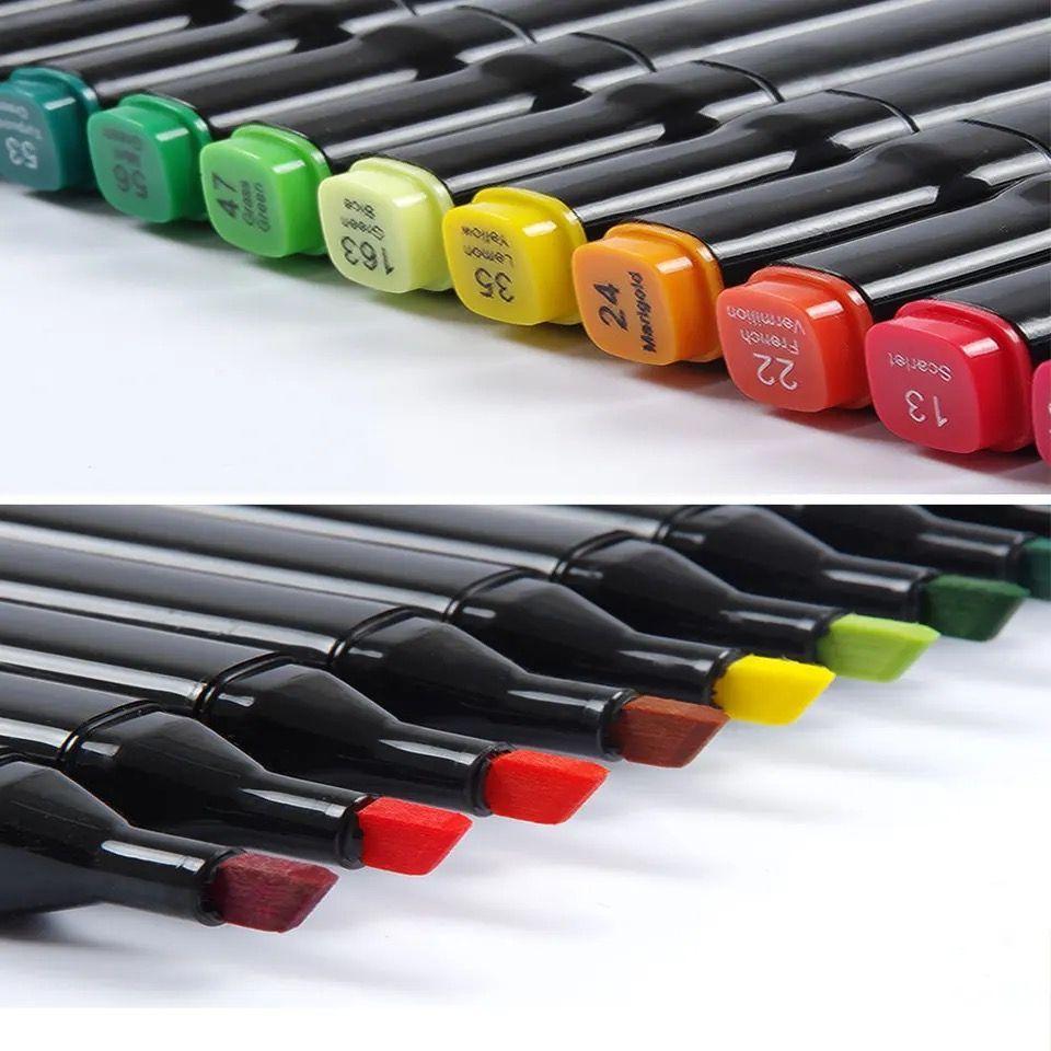 Set de Arte 262 Plumones Rotuladores Doble Punta Con Bolso-5