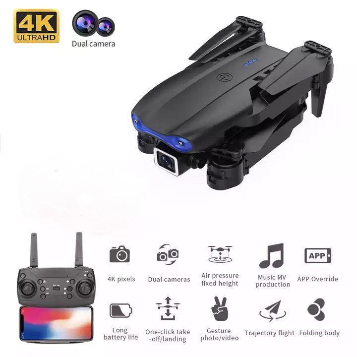	 Dron 3 Baterías 4k Ultra Hd Doble Cámara Bolso Control Remoto Wifi-2