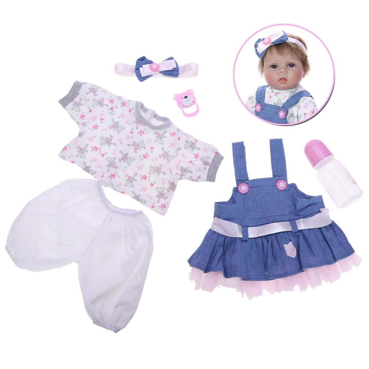 Muñeca Bebé Reborn Super Realista 55 Cm-7