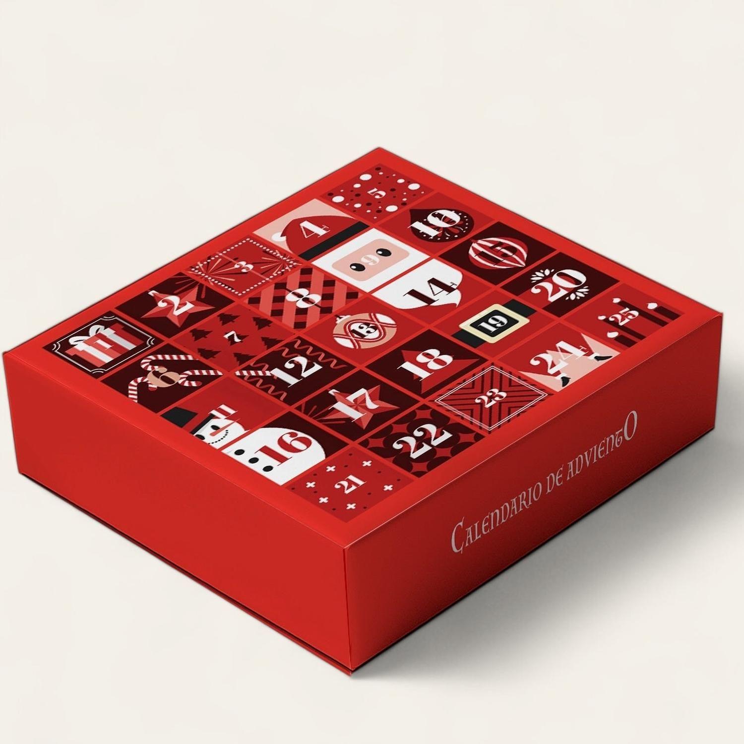 Calendario de Adviento con 25 Figuras en 3D-0