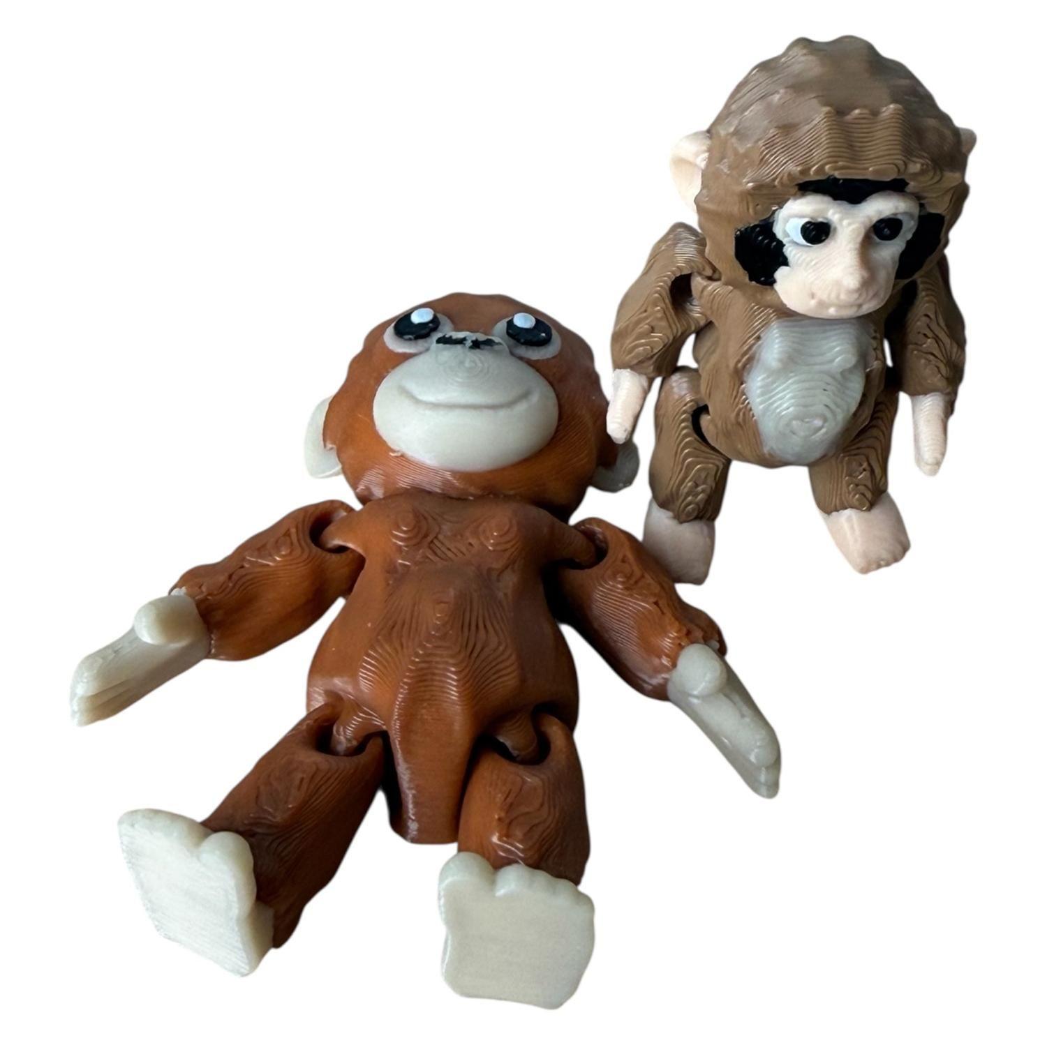 Set Figura Articulada  Monito Punch y su peluche-4