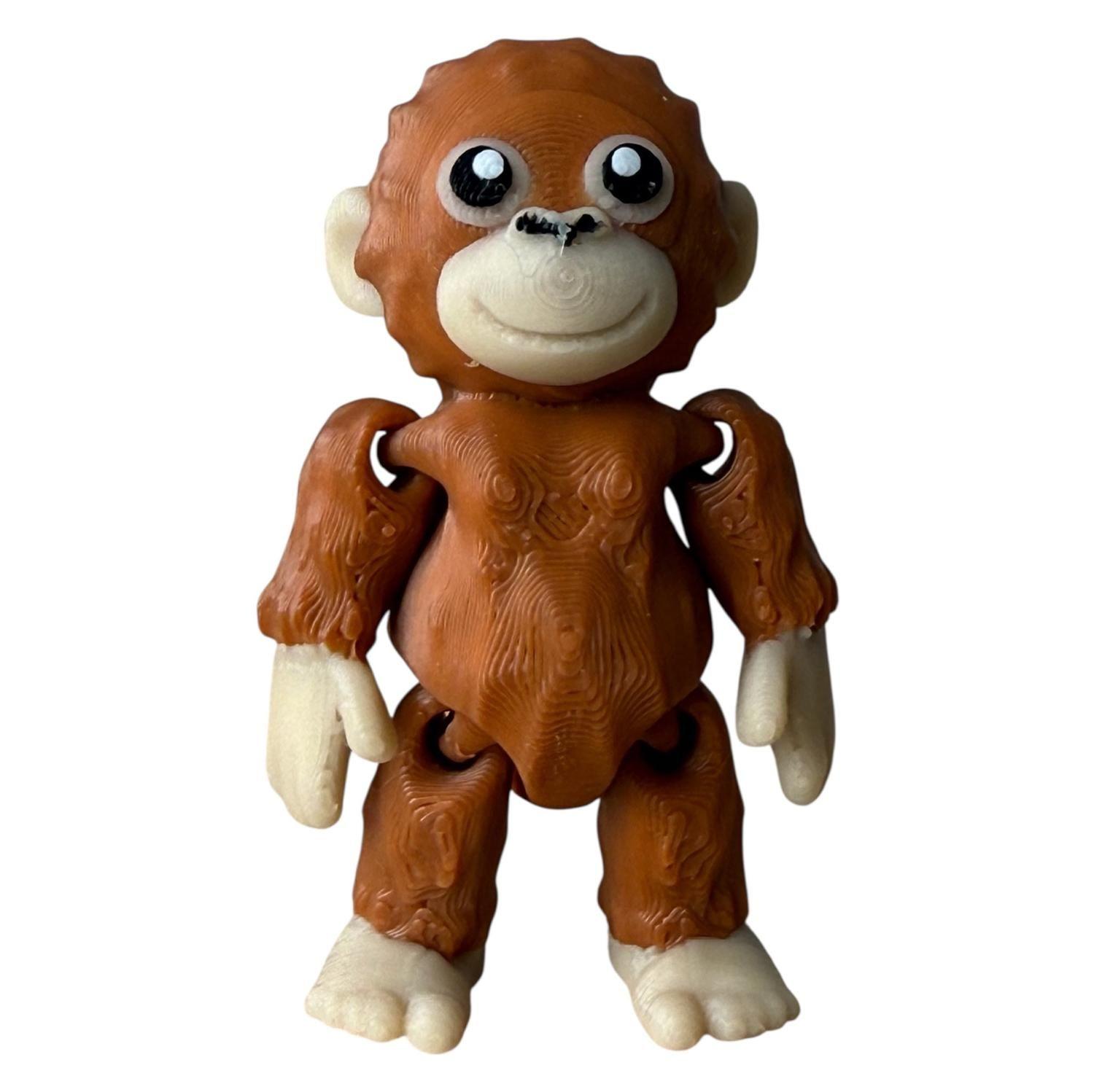 Set Figura Articulada  Monito Punch y su peluche-5