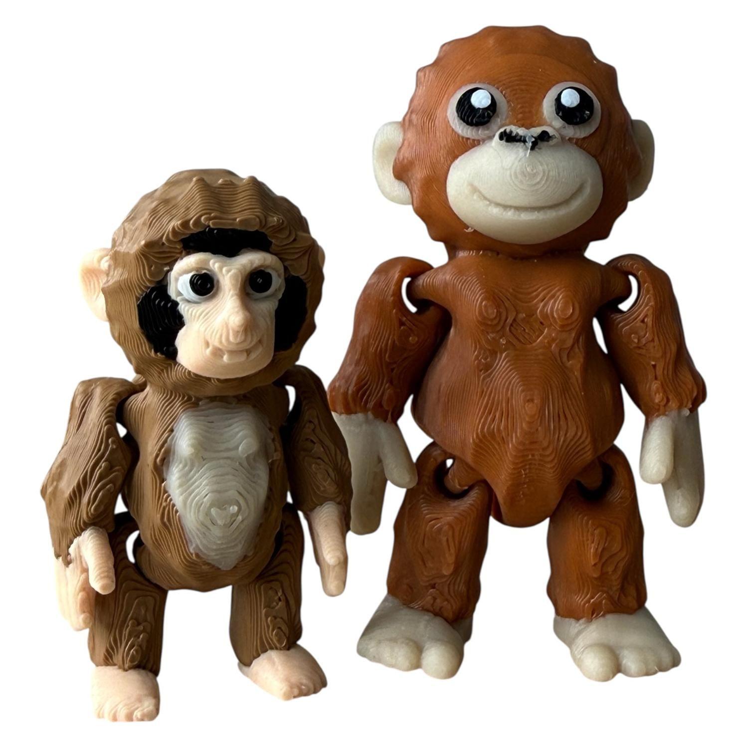 Set Figura Articulada  Monito Punch y su peluche-6