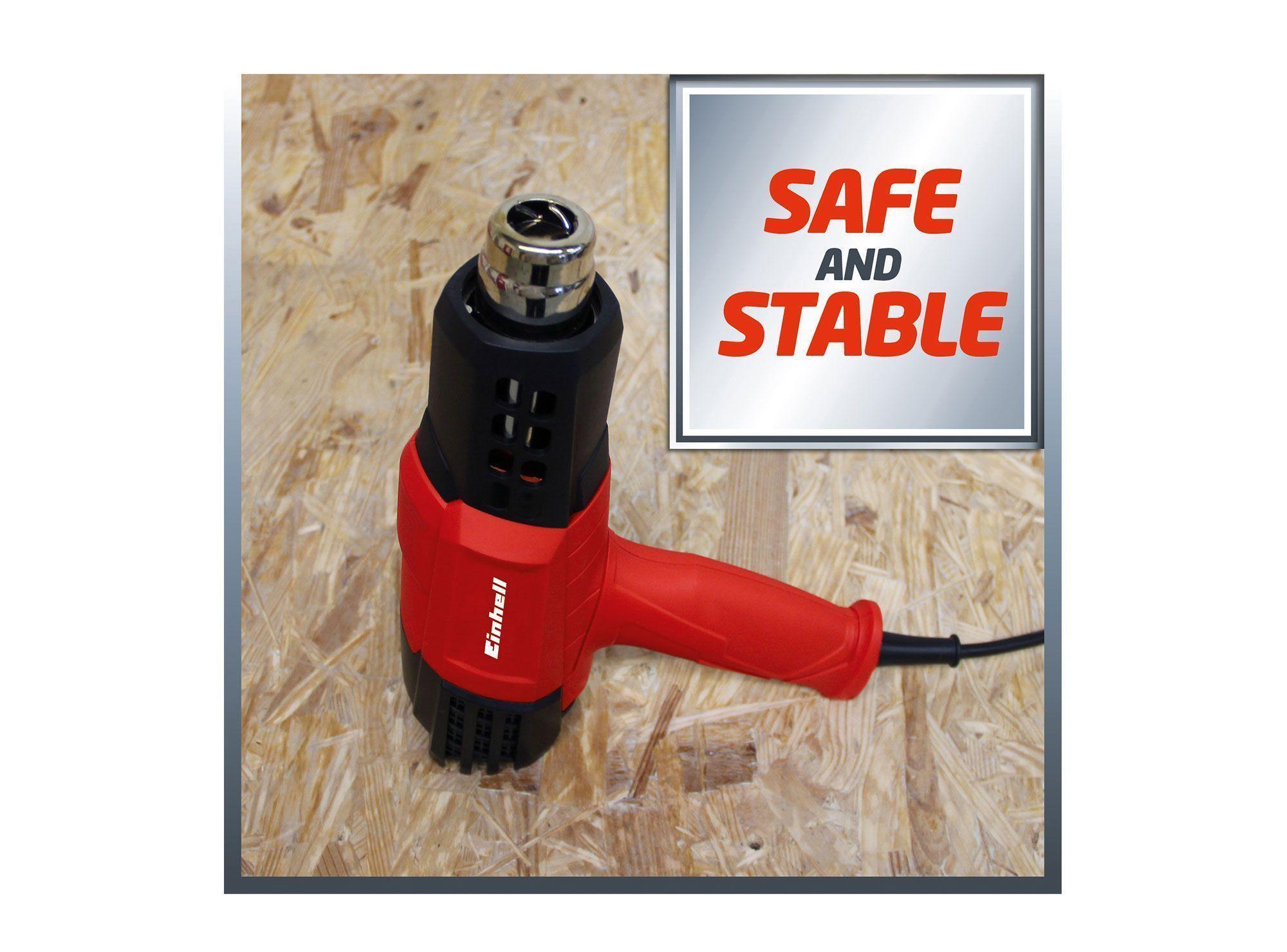 PISTOLA DE CALOR - 2000W - 9 NIVELES DE TEMPERATURA - CON-2