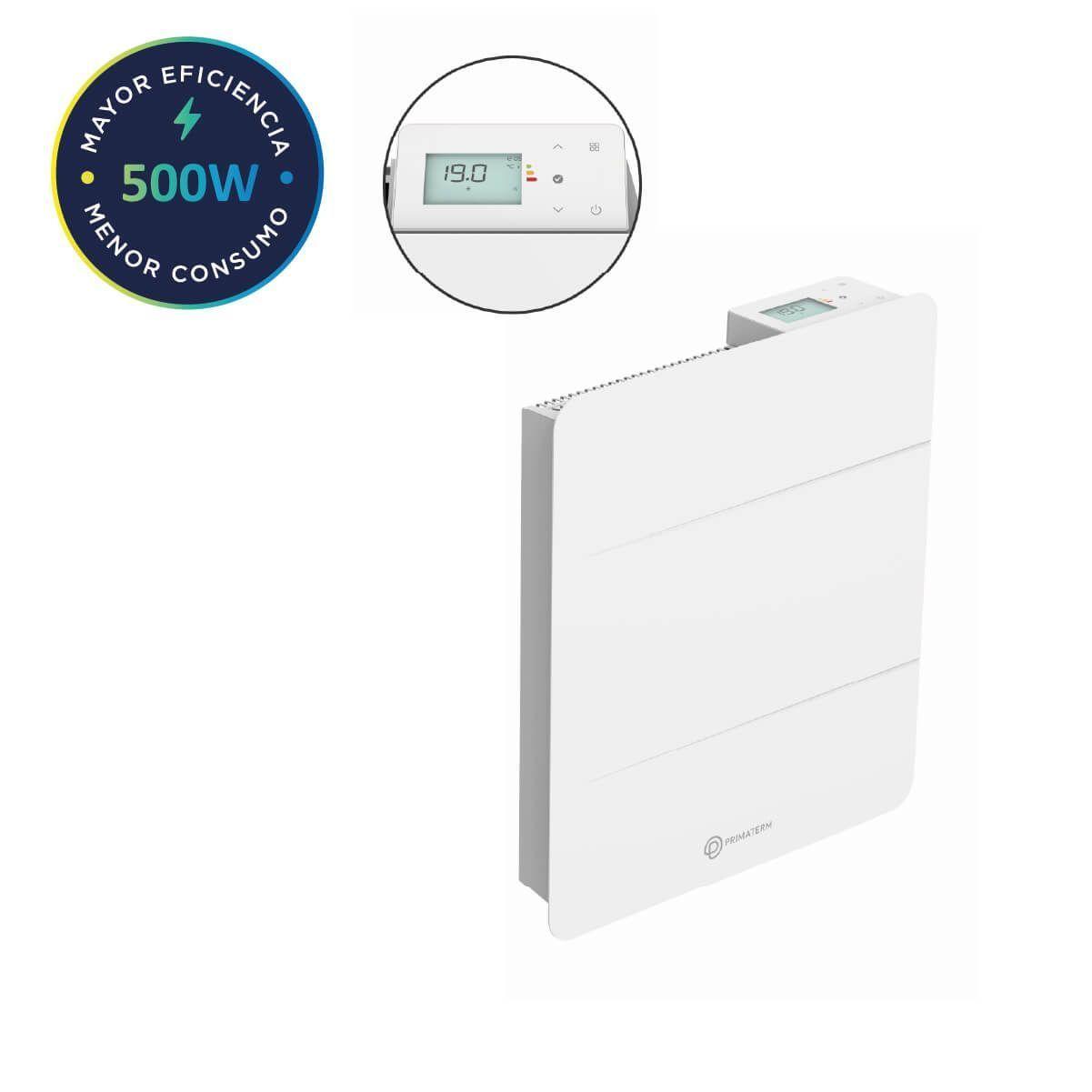 Estufa Radiador Calefactor Ónix Cerámico Wifi Blanco 500w PRIMATERM-3