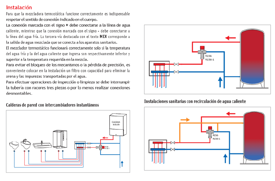 Válvula Mezcladora Termostática 1/2" 10 Bar-3