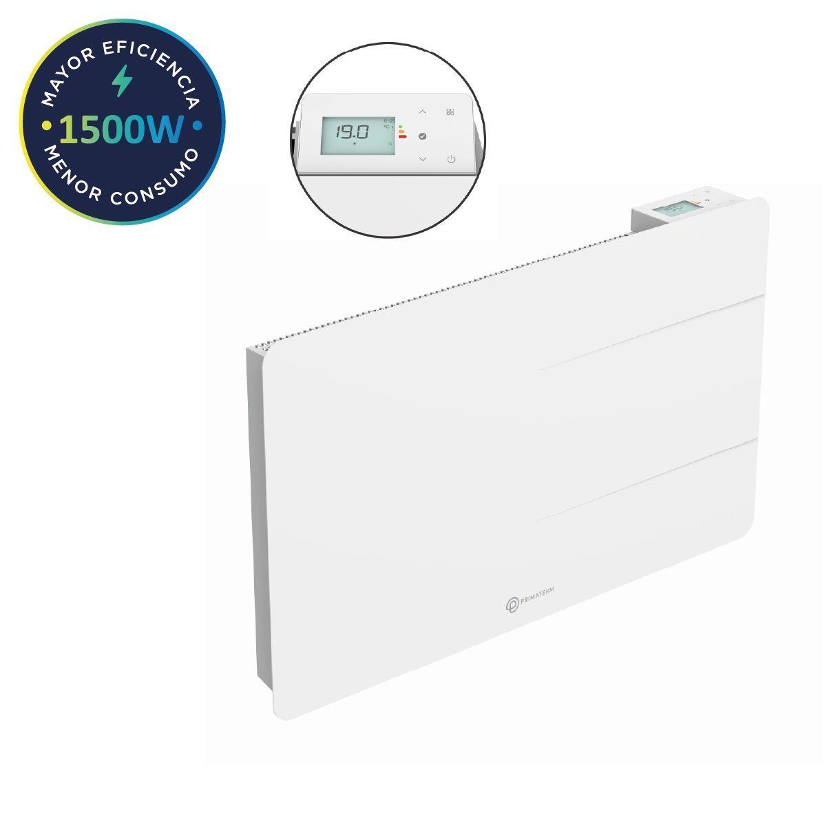 Estufa Radiador Calefactor Ónix Cerámico Blanco 1500W PRIMATERM-2