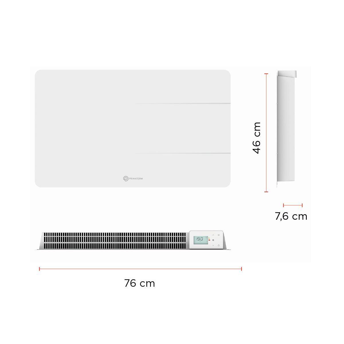 Estufa Radiador Calefactor Ónix Cerámico Blanco 1500W PRIMATERM-3