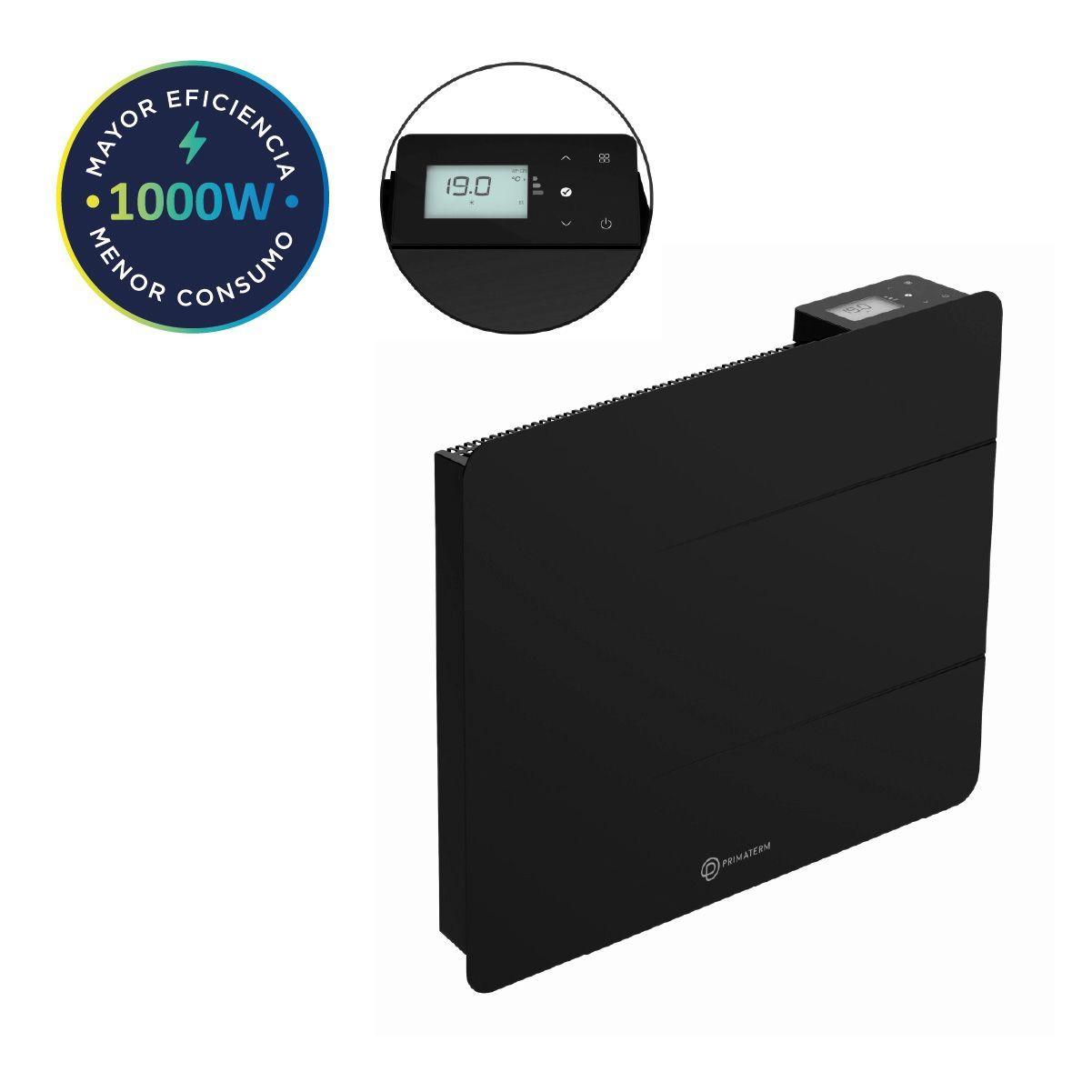 Estufa Radiador Calefactor Ónix Cerámico Antracita 1000W PRIMATERM-2