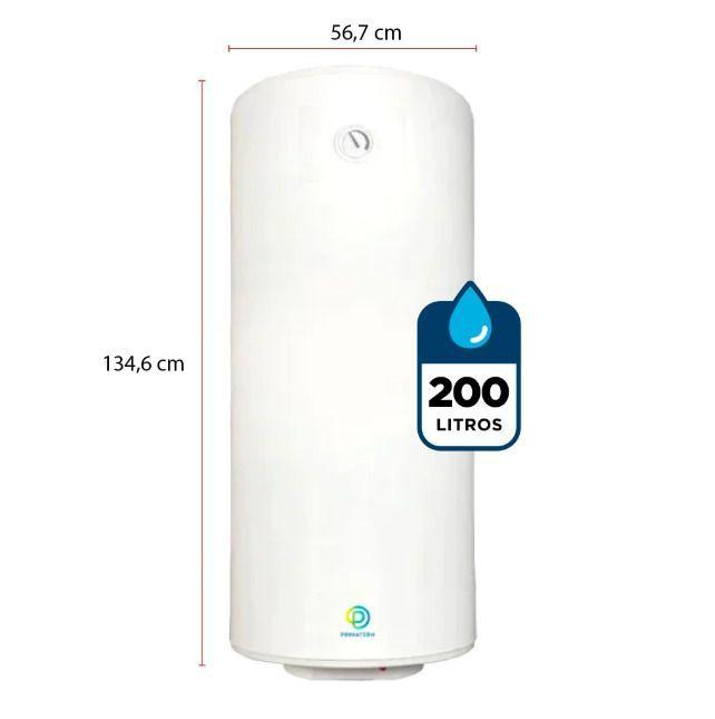 Termo Eléctrico 200 Litros 2000w 70°c PRIMATERM-2