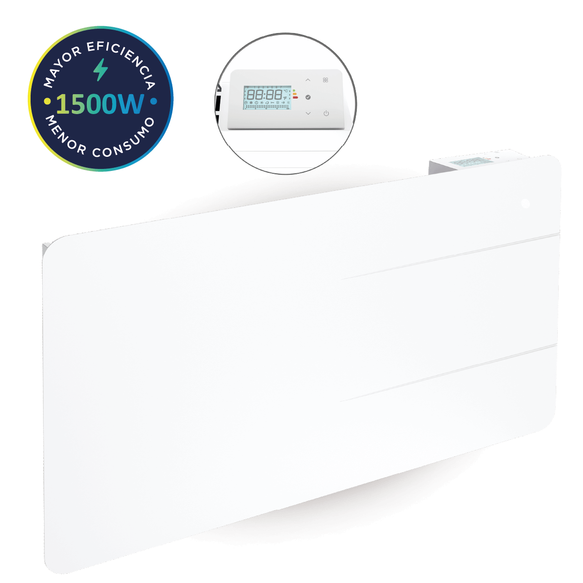 Estufa Radiador Calefactor Ónix Cerámico Wifi Blanco 1500w PRIMATERM-3