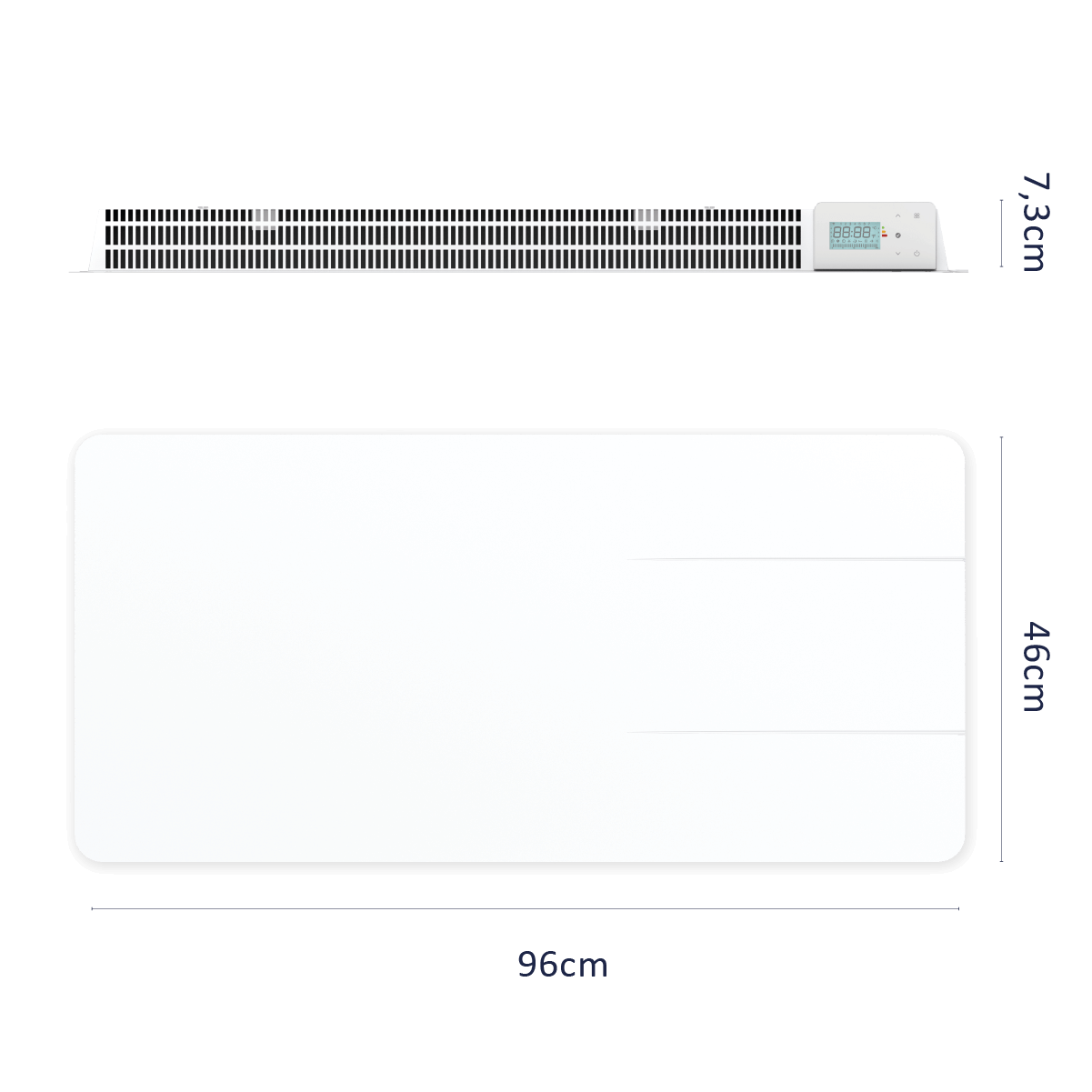 Estufa Radiador Calefactor Ónix Cerámico Blanco 2000W PRIMATERM-2
