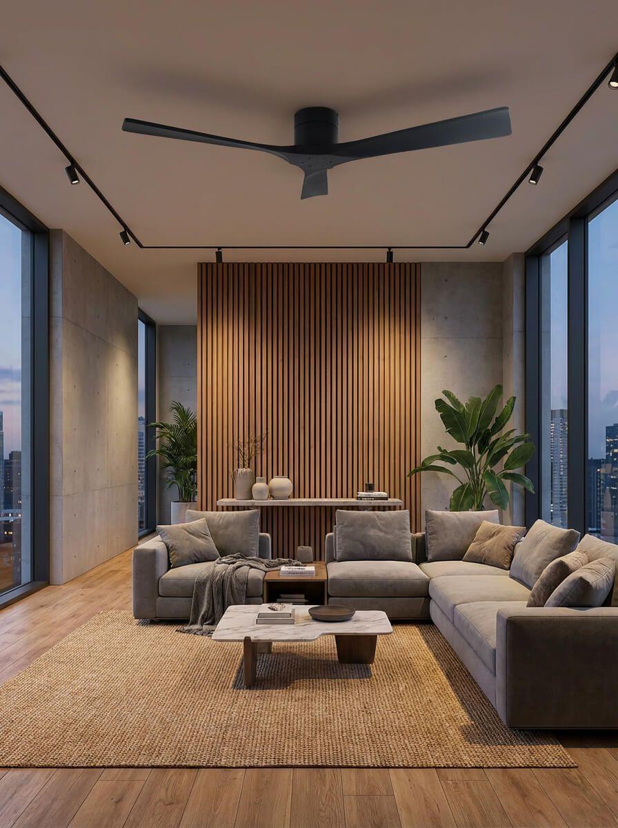 Ventilador de Techo Boston Negro 52 Pulgadas PRIMATERM-2