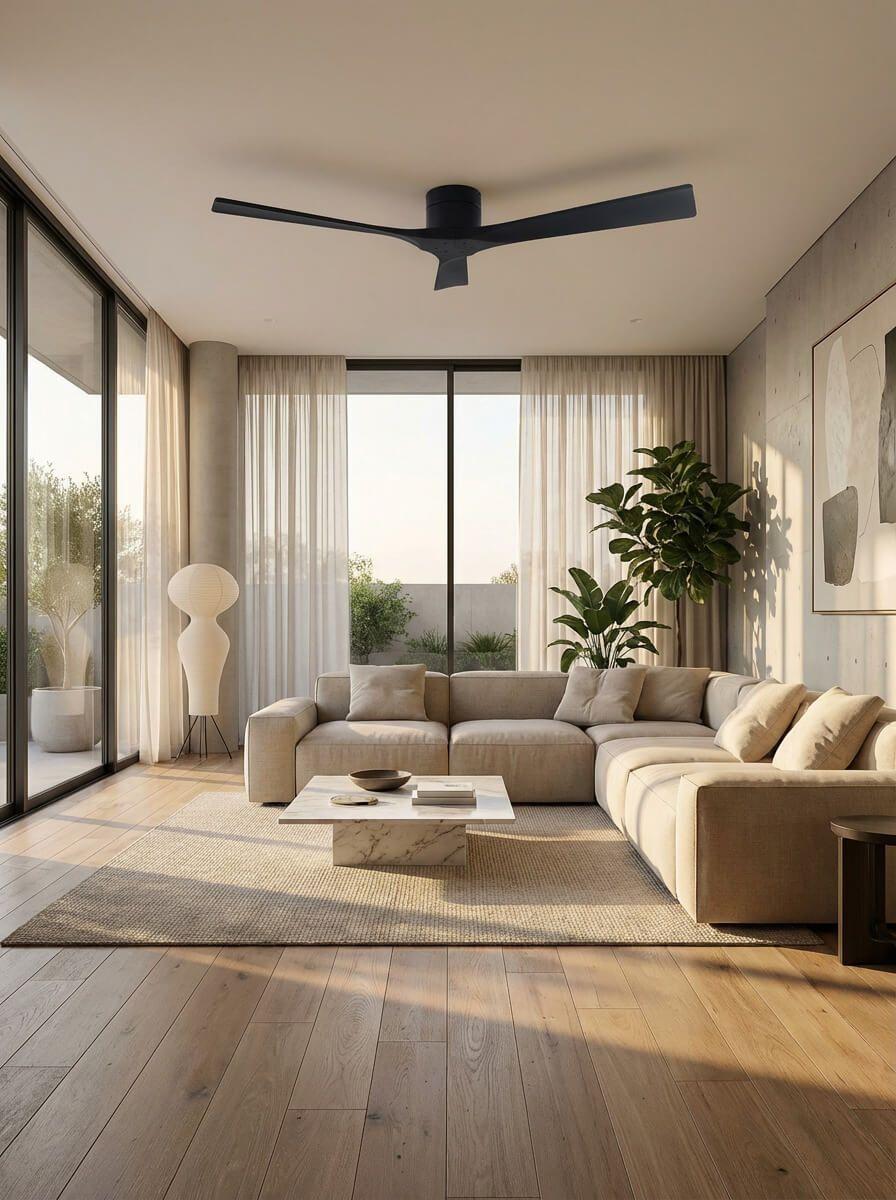 Ventilador de Techo Boston Negro 52 Pulgadas PRIMATERM-3