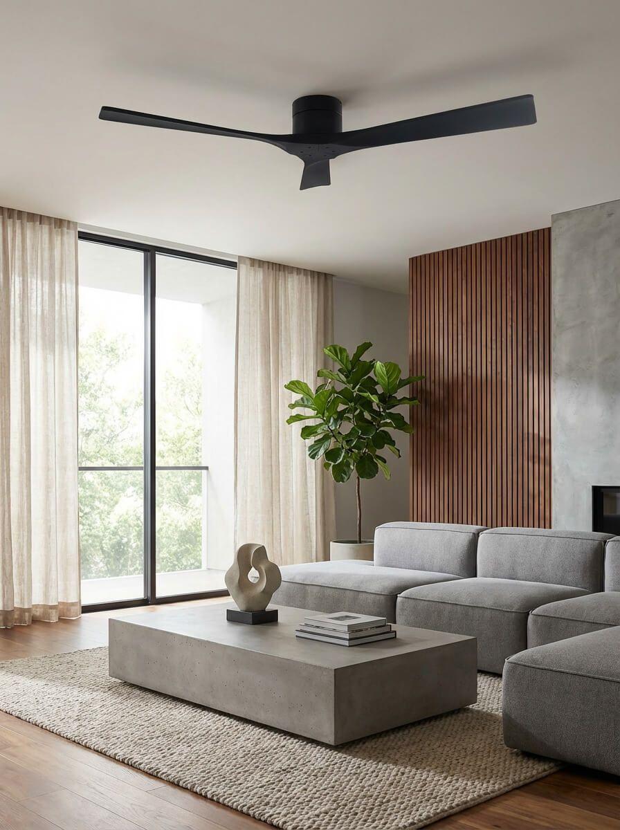 Ventilador de Techo Boston Negro 52 Pulgadas PRIMATERM-4