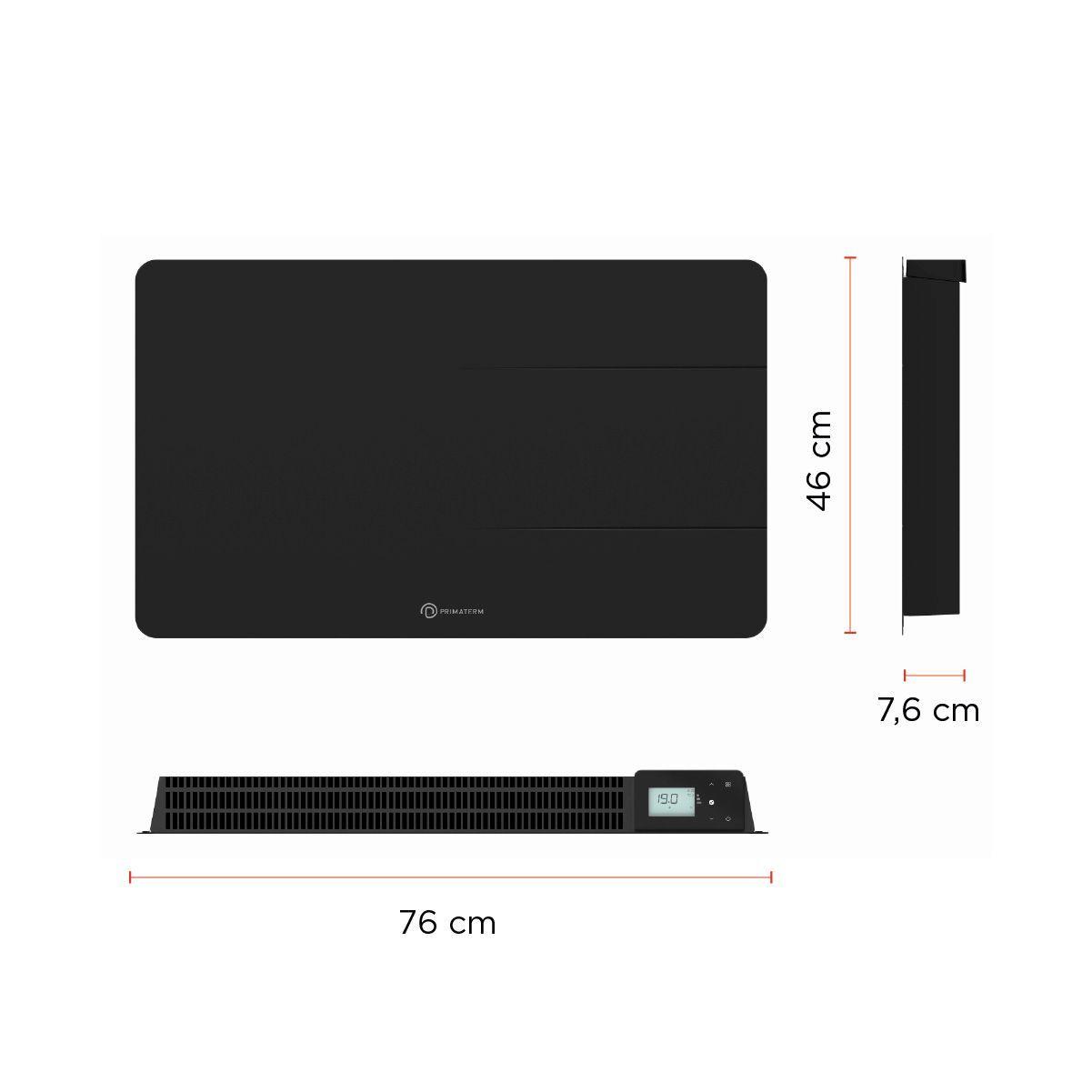 Estufa Radiador Calefactor Ónix Cerámico Antracita 1500W PRIMATERM-3