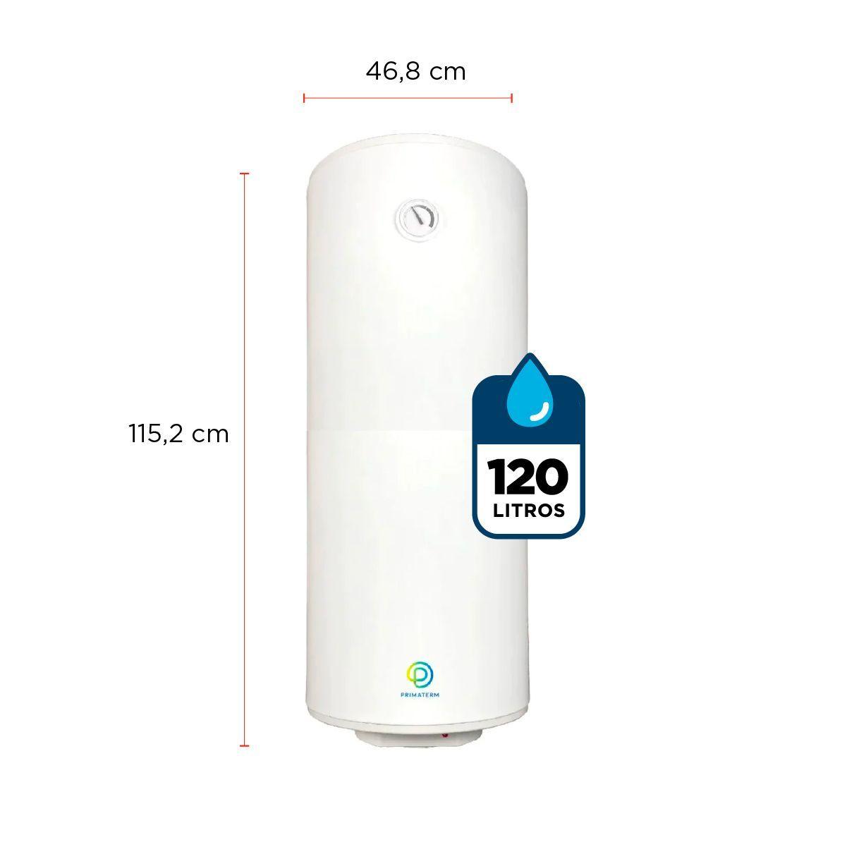 Termo Eléctrico 120 Litros 1500w 70°c PRIMATERM-2
