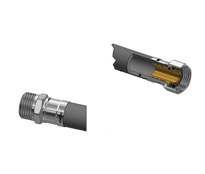 Conexión Flexible Geflex DN13 3/4" 40cm GENEBRE-3