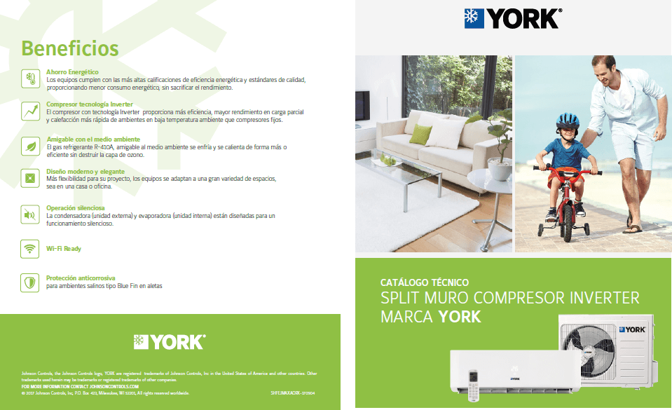 Aire Acondicionado Inverter 18.000 BTU YORK-6