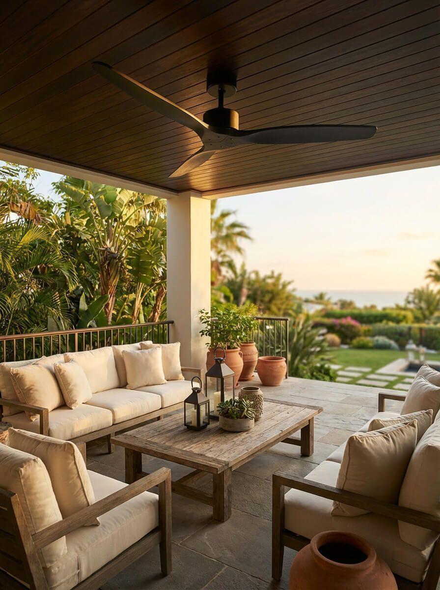 Ventilador de Techo Aviador Negro Ajustable 52 Pulgadas PRIMATERM-3