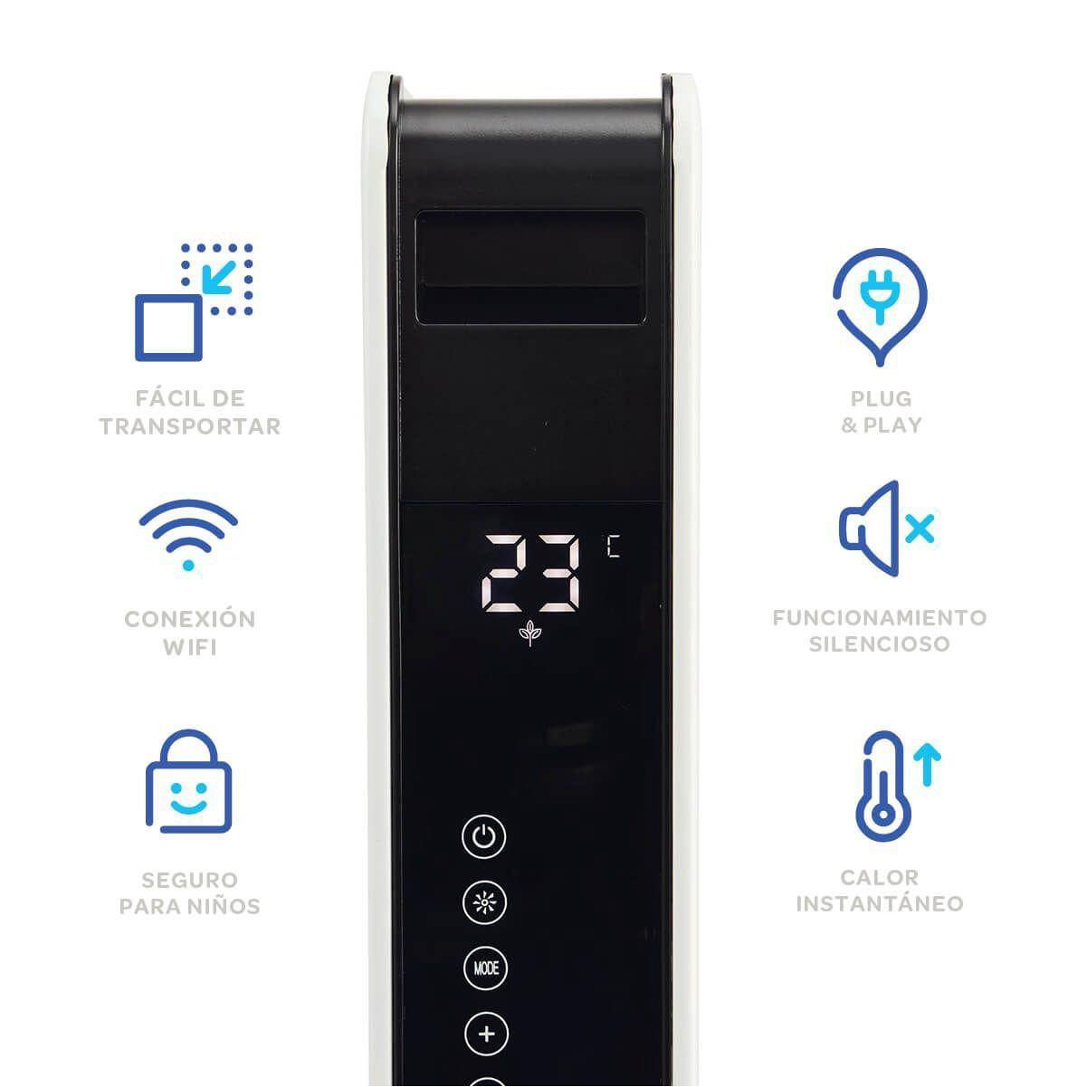 Calefactor Convector Wifi Digital Starlife 1000-2000w Blanco PRIMATERM-3