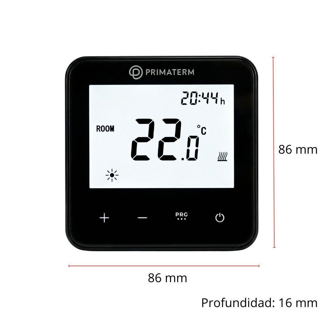 Termostato Inteligente Programable 3600w Wifi Negro PRIMATERM-2