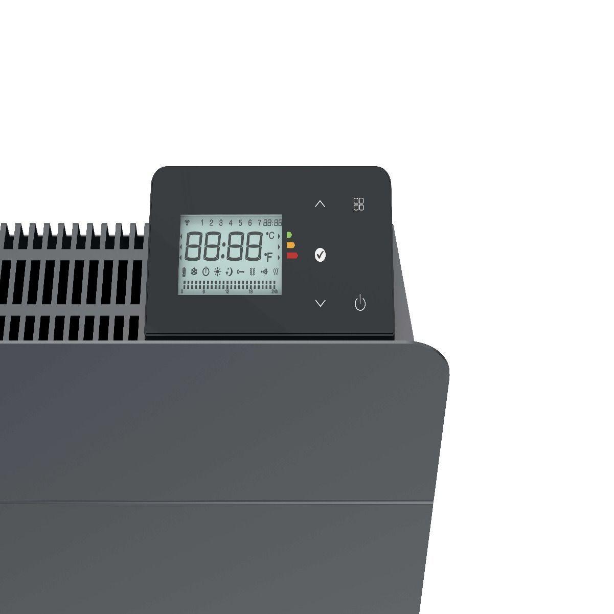 Estufa Radiador Calefactor Ónix Cerámico Wifi Antracita 500w PRIMATERM-4