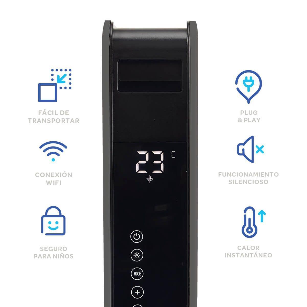 Calefactor Convector Wifi Digital Starlife 1000-2000w Antracita PRIMATERM-3