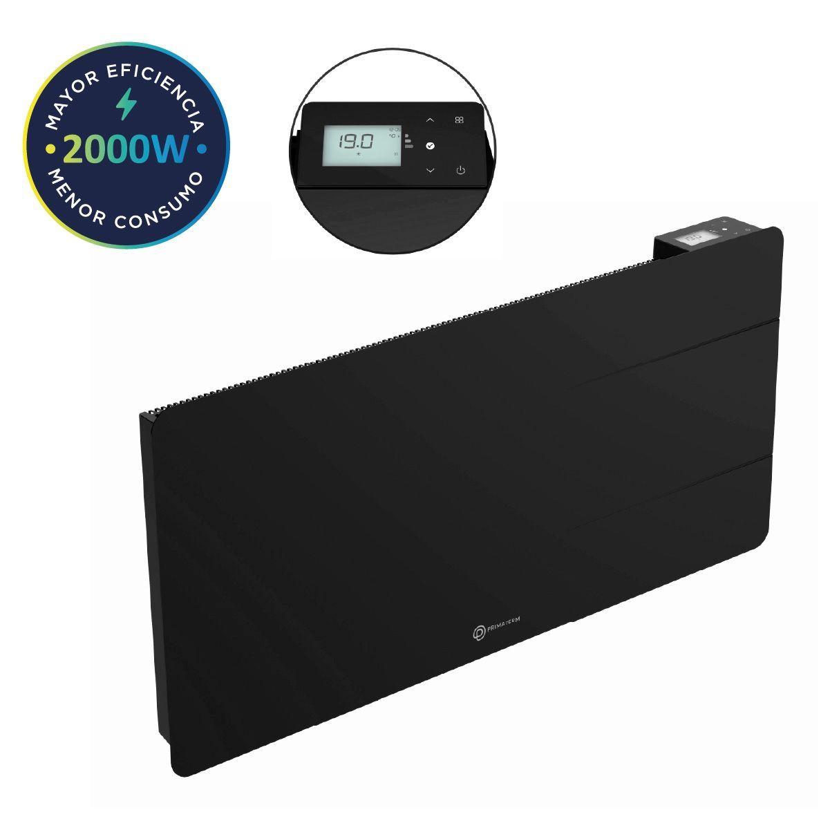 Estufa Radiador Calefactor Ónix Cerámico Wifi Antracita 2000w PRIMATERM-2