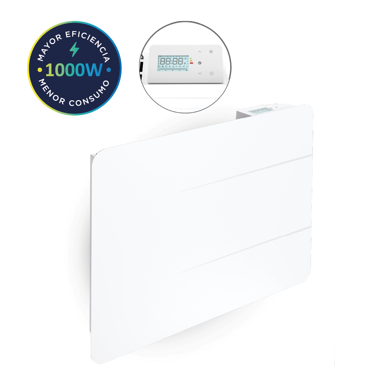 Estufa Radiador Calefactor Ónix Cerámico Wifi Blanco 1000w PRIMATERM-2
