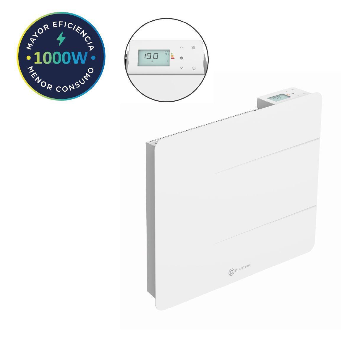 Estufa Radiador Calefactor Ónix Cerámico Wifi Blanco 1000w PRIMATERM-2